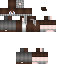 Brown skin: raw texture render
