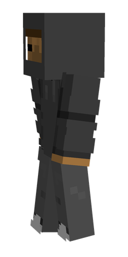 Black skin: body, left side render