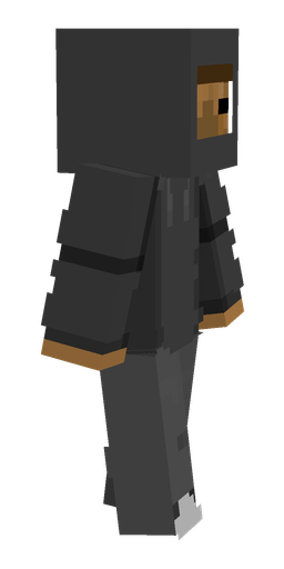 Black skin: body, right side render