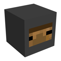 Black skin: head render