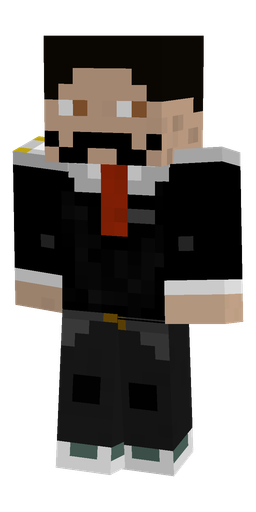 Black skin: body, front render
