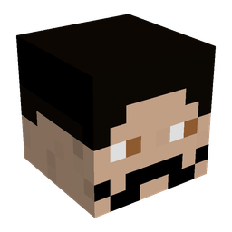 Black skin: head render