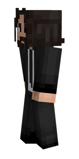 Black skin: body, left side render
