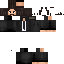 Black skin: raw texture render