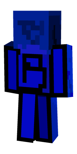 Black skin: body, back render