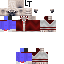 Blue skin: raw texture render