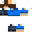 Blue skin: raw texture render