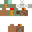 Classic skin: raw texture render