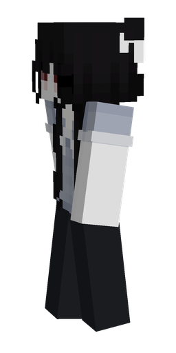 Black skin: body, left side render