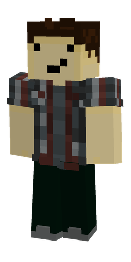 Black skin: body, front render