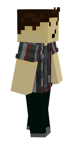 Black skin: body, right side render