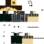 Black skin: raw texture render