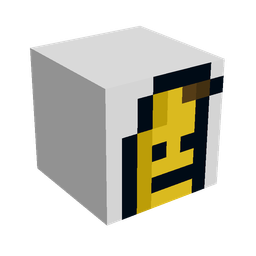 Black skin: head render