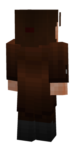 Black skin: body, back render