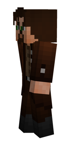 Black skin: body, left side render