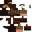 Black skin: raw texture render