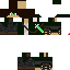 Black skin: raw texture render