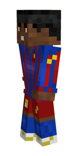 Black skin: body, left side render