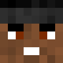 Black skin: face render