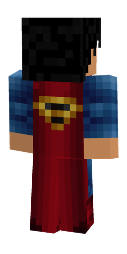 Black skin: body, back render