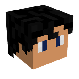 Black skin: head render