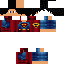 Black skin: raw texture render