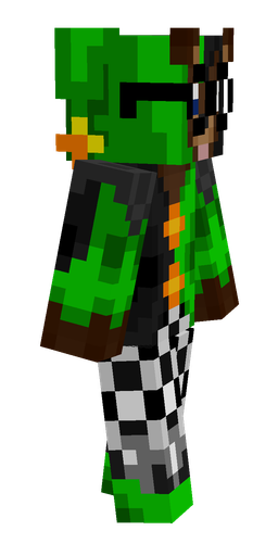 Black skin: body, right side render