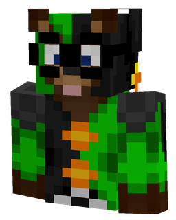 Black skin: bust render