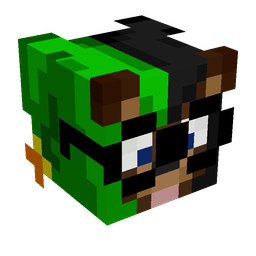 Black skin: head render