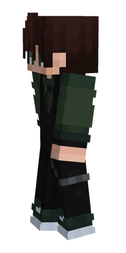 Black skin: body, left side render
