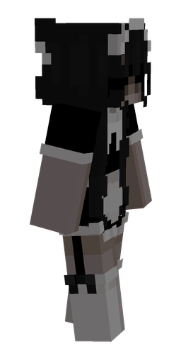 Black skin: body, right side render