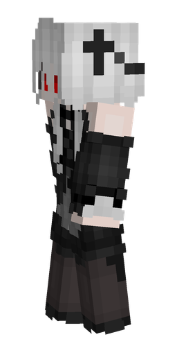 Black skin: body, left side render