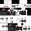 Black skin: raw texture render
