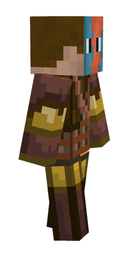 Brown skin: body, right side render