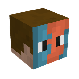 Brown skin: head render