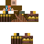 Brown skin: raw texture render