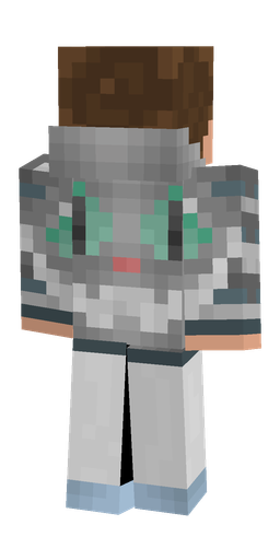 Brown skin: body, back render