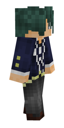 Black skin: body, right side render