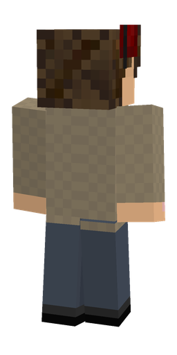 Blue skin: body, back render
