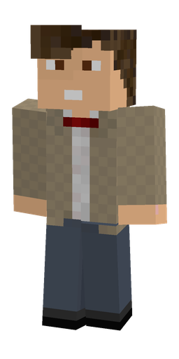 Blue skin: body, front render