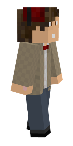 Blue skin: body, right side render