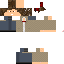 Blue skin: raw texture render