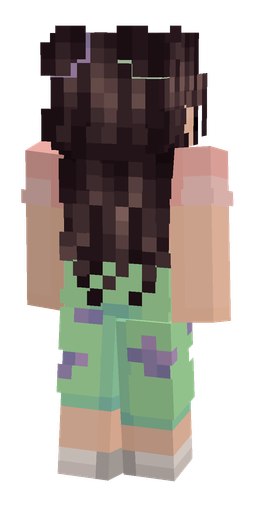 Green skin: body, back render