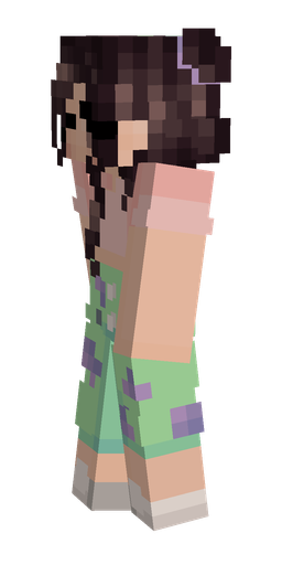 Green skin: body, left side render