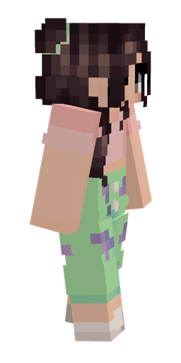 Green skin: body, right side render