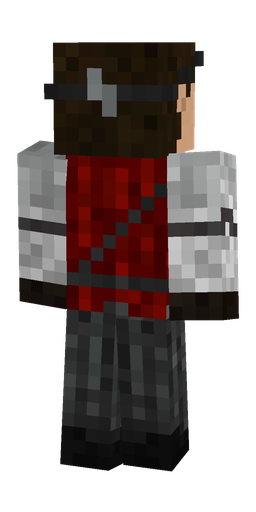Black skin: body, back render