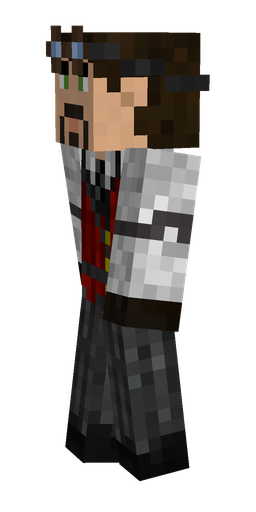 Black skin: body, left side render