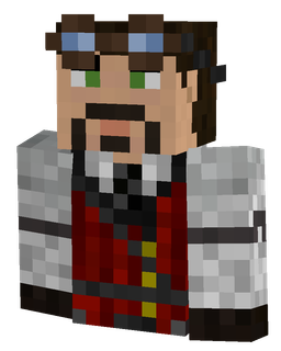 Black skin: bust render