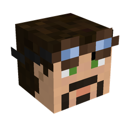 Black skin: head render