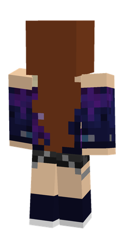 Blue skin: body, back render